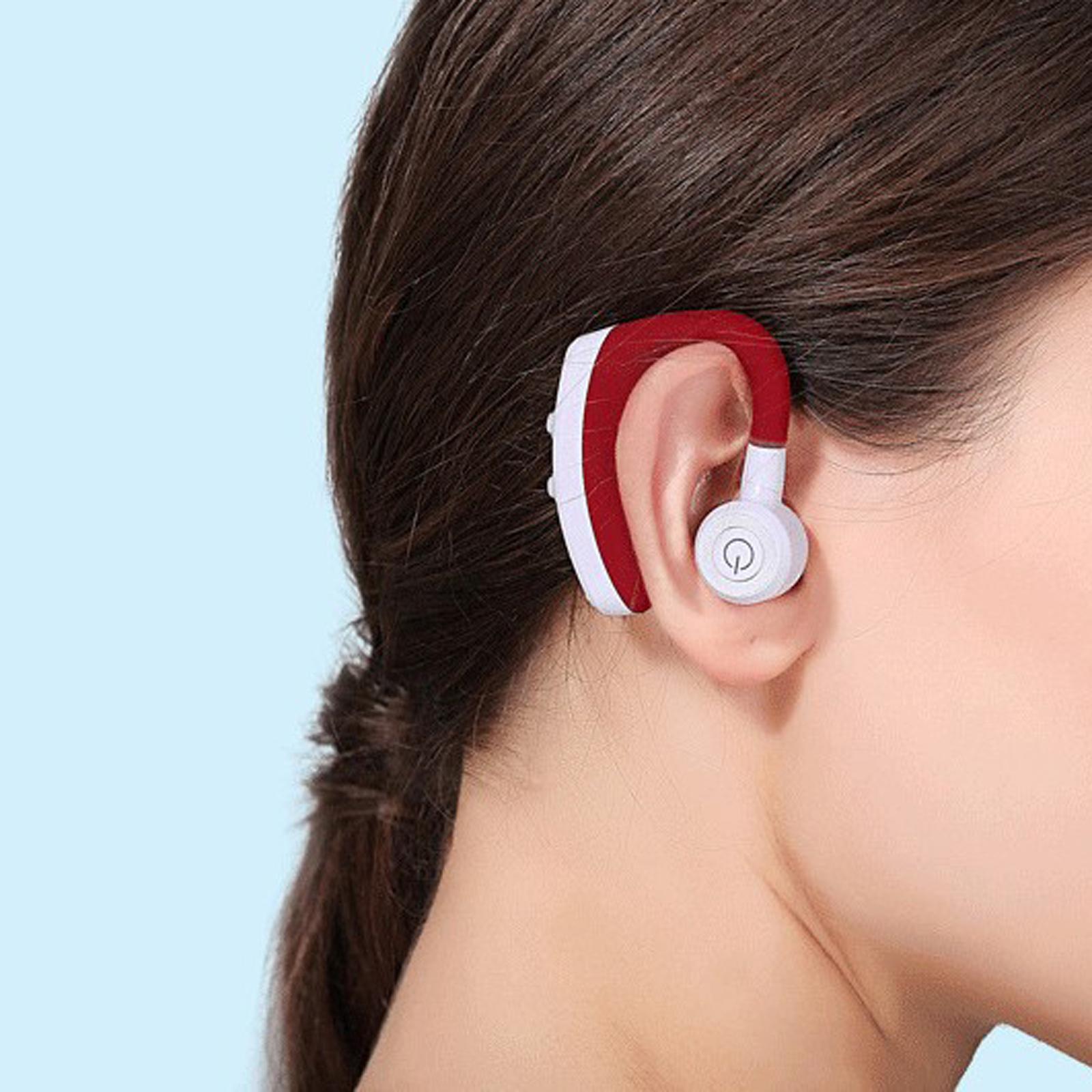 Bluetooth Earpieces noise Cancelling for Smartphones Driving Travel Black