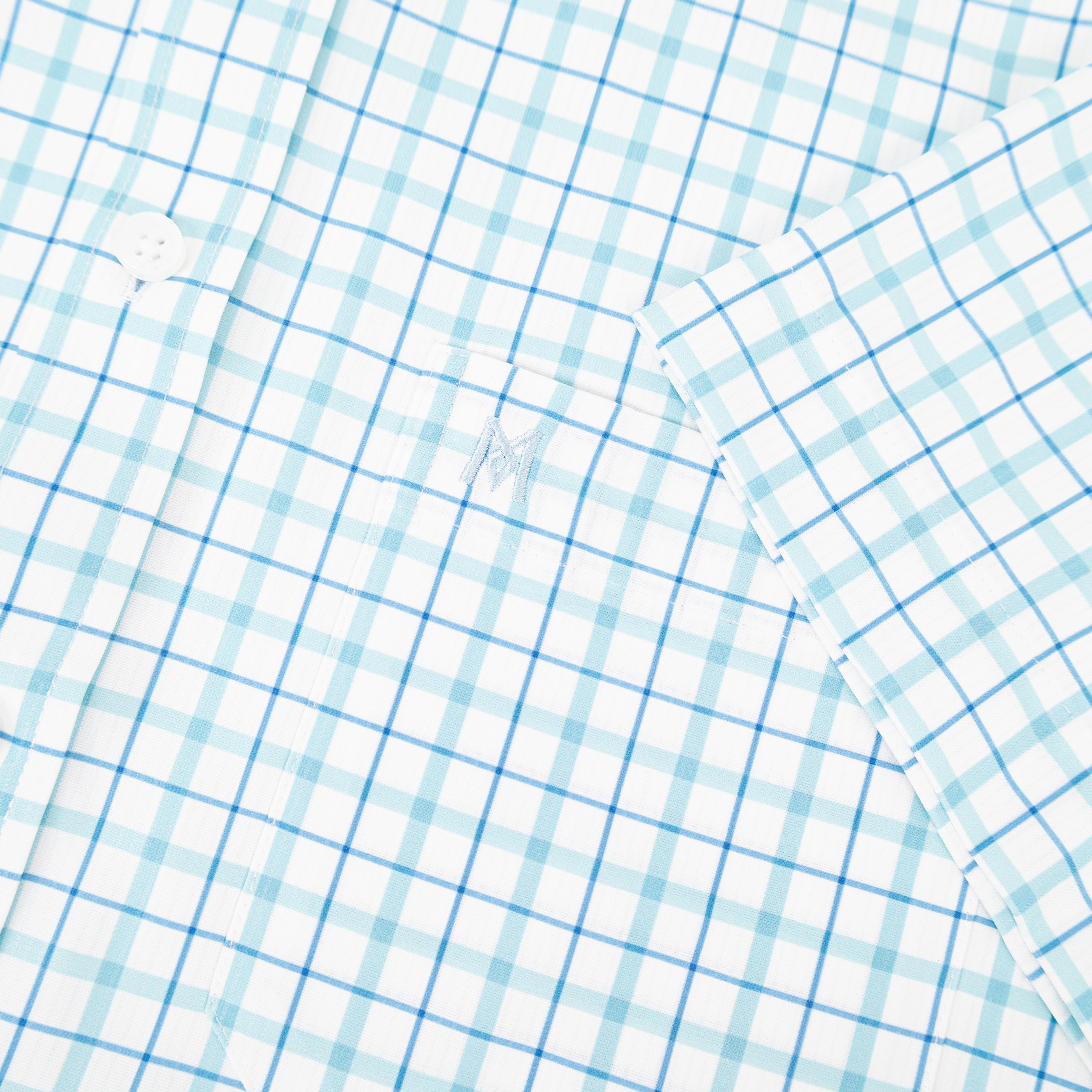 Áo sơ mi nam KHATOCO ngắn tay A1MN538S2-CNCR878-2711-N