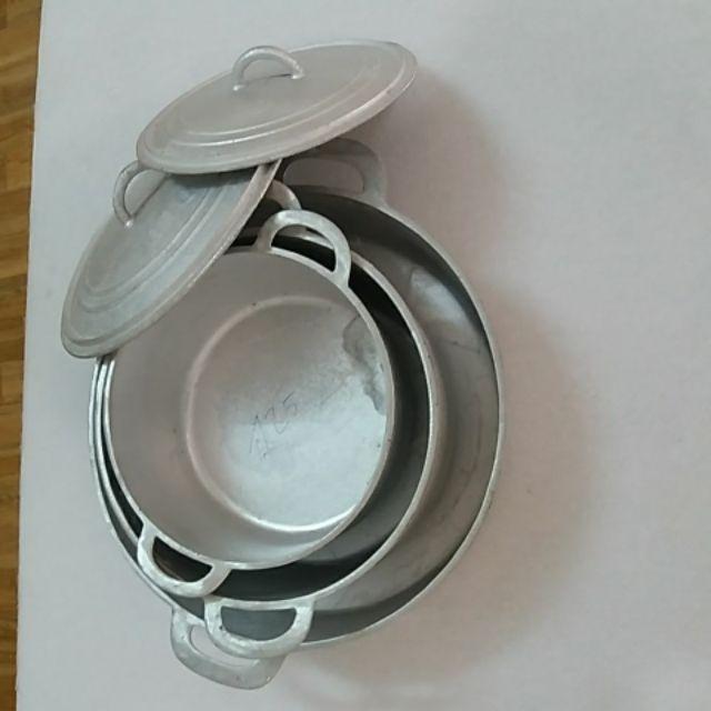 Combo 2 nồi gang và 1 chảo gang