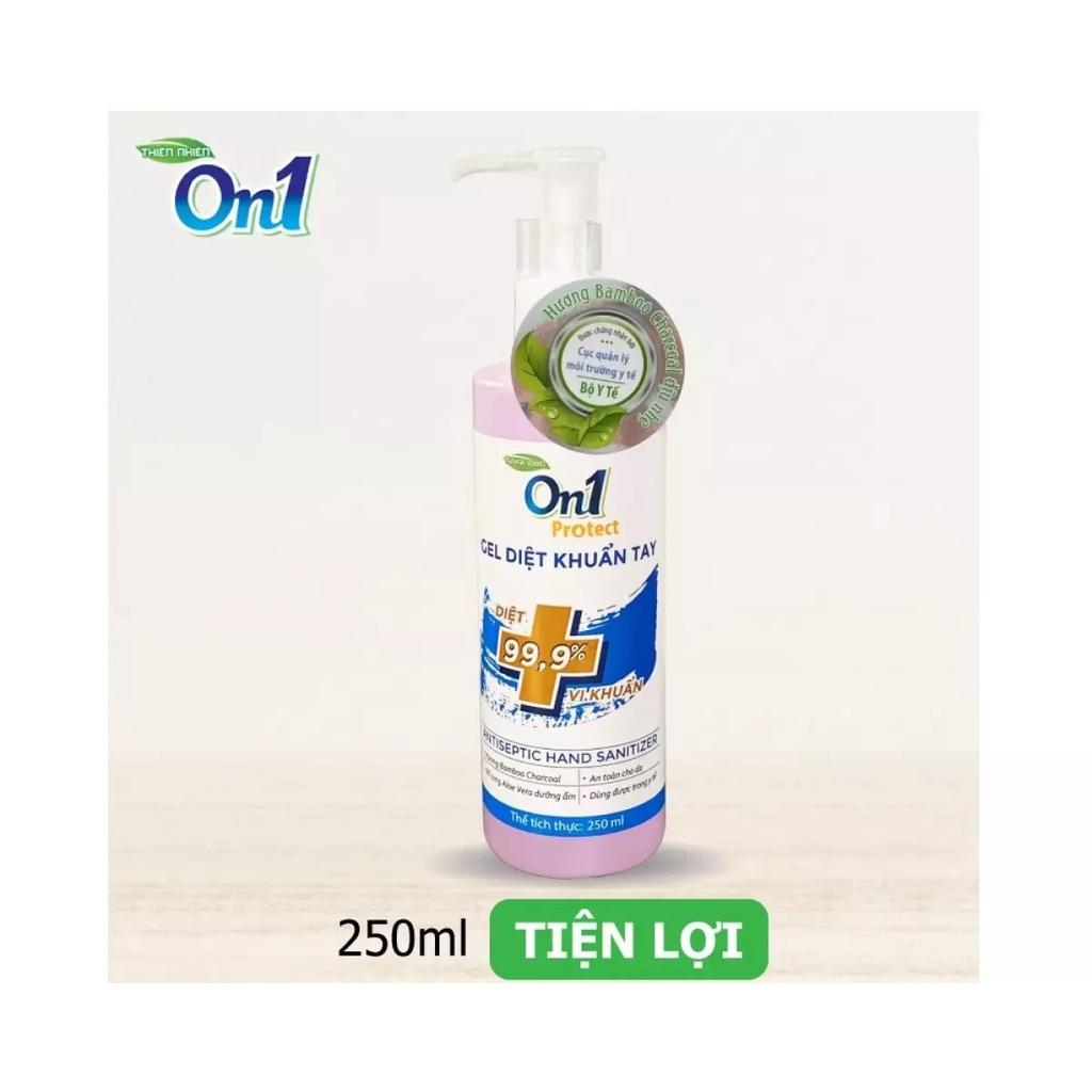 COMBO 2 Chai Gel rửa tay diệt khuẩn On1 Protect 250mlx2