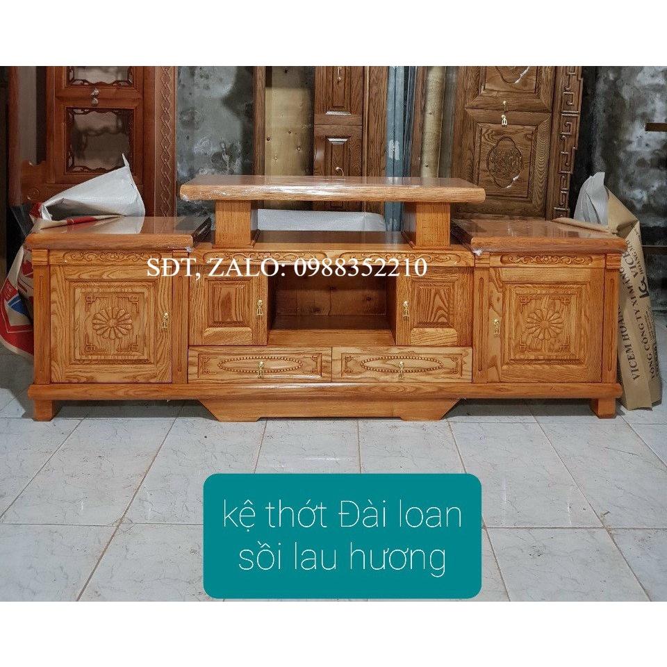 Kệ tivi thớt đài loan, gỗ sồi dài 1m4, 1m6, 1m8, 2m, 2m2, 2m4
