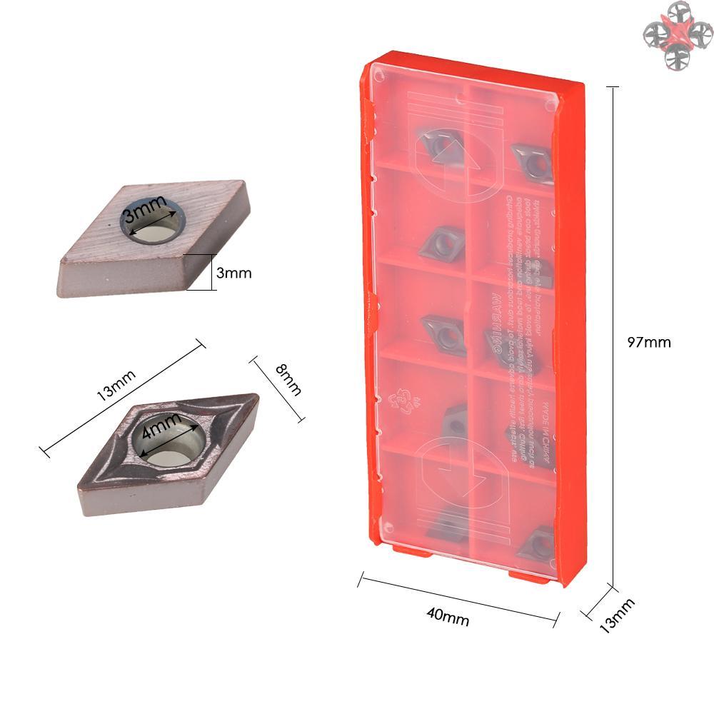 Hộp 10 Chèn Cacbua Dcmt070204 Vp15Tf Dct21.51 Cho Máy Tiện