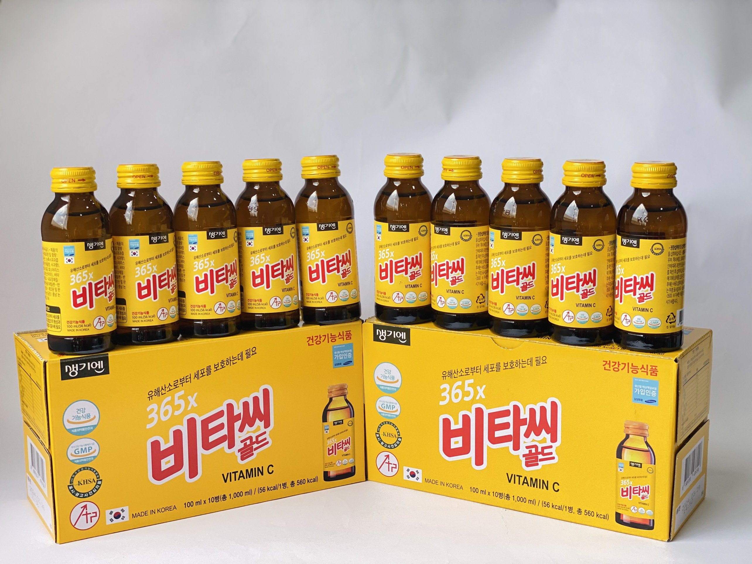 Nước Bổ Sung Vitamin C Gold 365 Hàn Quốc (Chai/100ml/10)