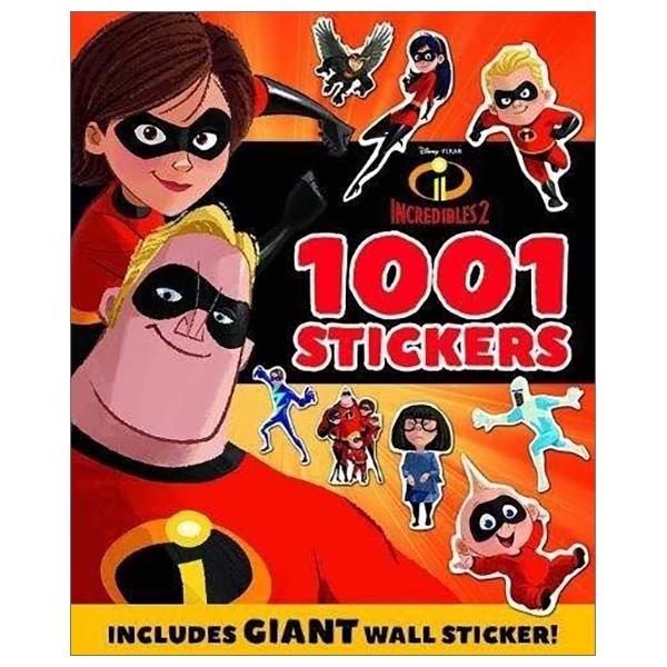 Disney Pixar Incredibles 2: 1001 Stickers - Disney Pixar Gia đình siêu nhân 2: 1001 hình dán Ver 2