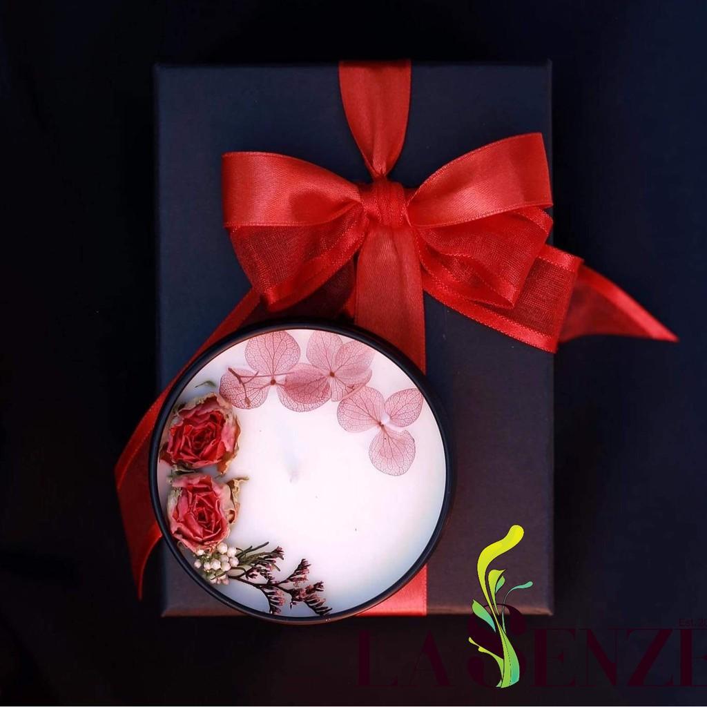 Nến Thơm Tinh Dầu không khói sáp đậu nành - Happy Flowers Scented Candle