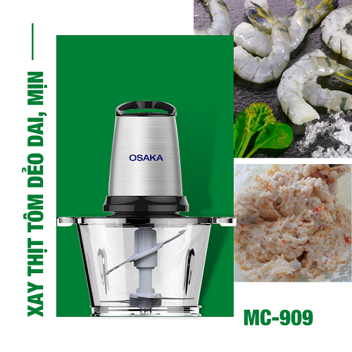 Máy xay thịt cao cấp đa năng MC-909 dung tích 2.0 lít, công suất mạnh - Hàng chính hãng