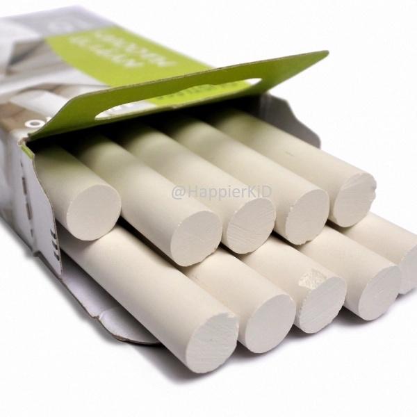 Hộp 10 viên phấn không bụi chính hãng Hàn Quốc Mungyo Dustless chalks - ADC, an toàn cho sức khỏe, bám bảng