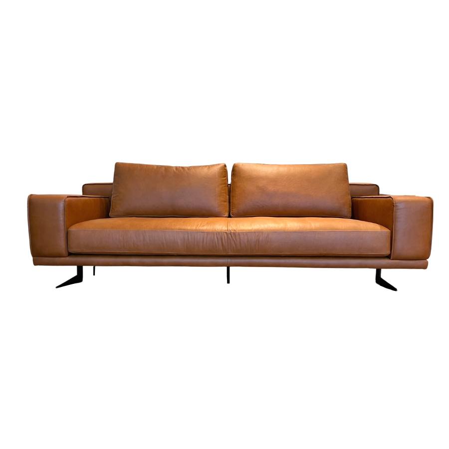 Sofa băng SQUAR phòng khách Juno Sofa bọc da cao cấp 