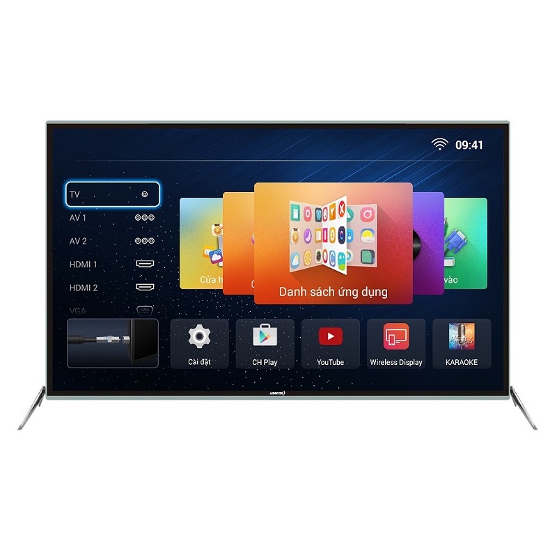 Smart Tivi Asanzo 50 inch 50AG660/600 - Mặt Kính cường lực - Hàng chính hãng