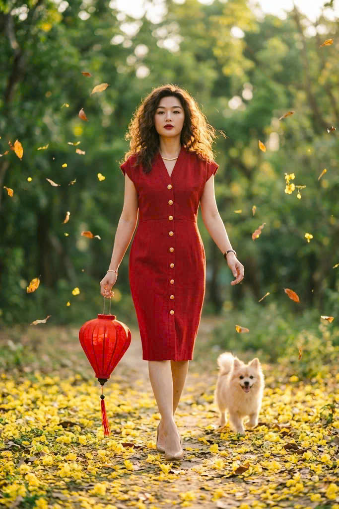 Đầm Ôm Body Tweed Đỏ Dự Tiệc thời trang thiết kế Hity Dre084