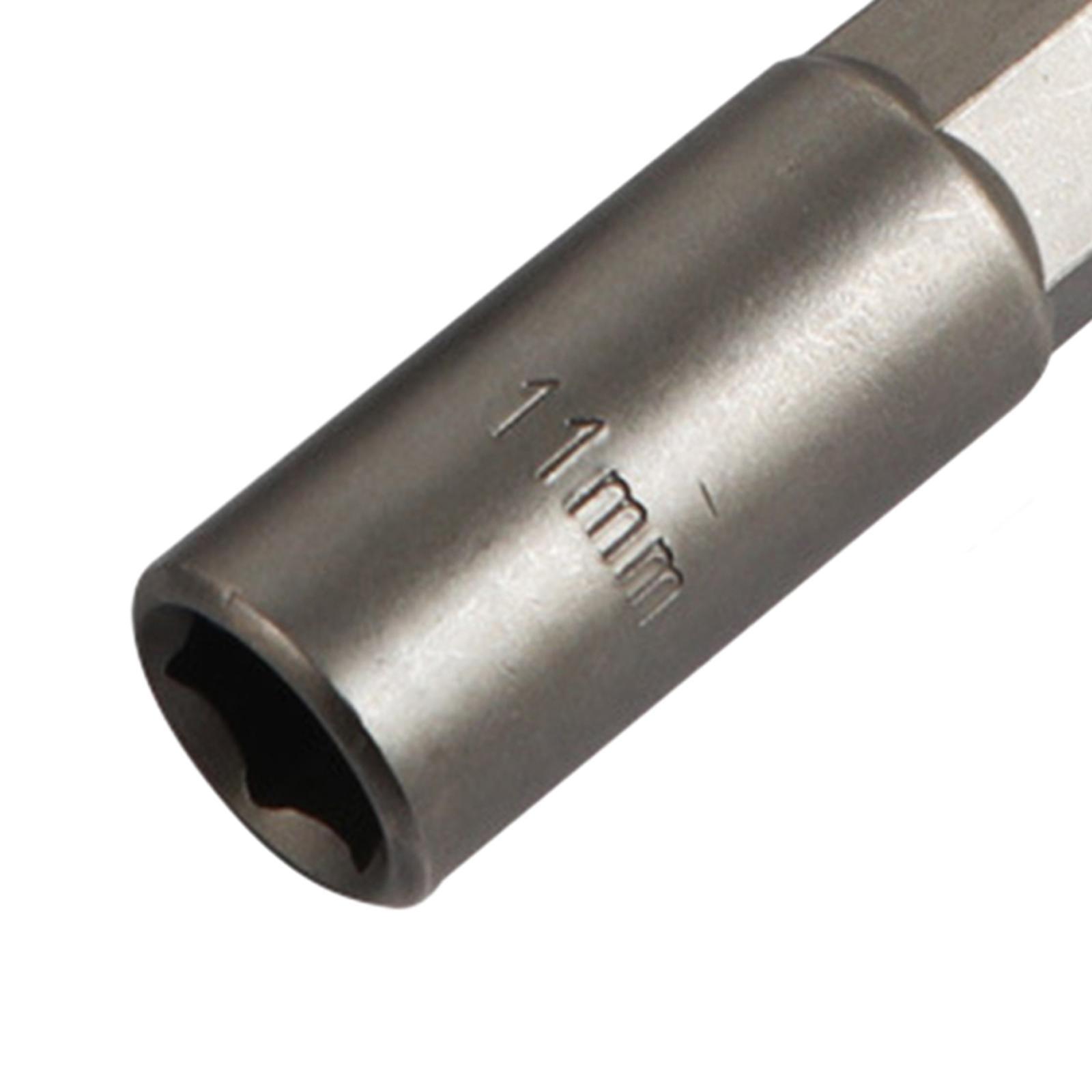Ice Auger Drill Adapter Sleeve Ice Fishing Accessories Quick Change Metal Sturdy Replacement Bit Holder Connection Rod