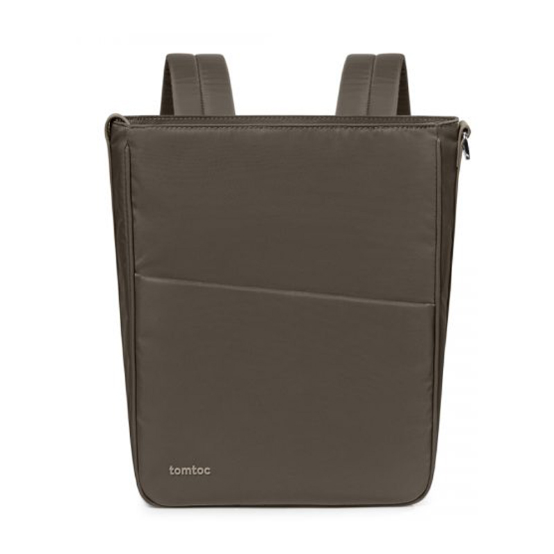 Túi đeo kiêm balo chính hãng TOMTOC Slash Sling bag Taupe - H63 cho Ultrabook 14 inch