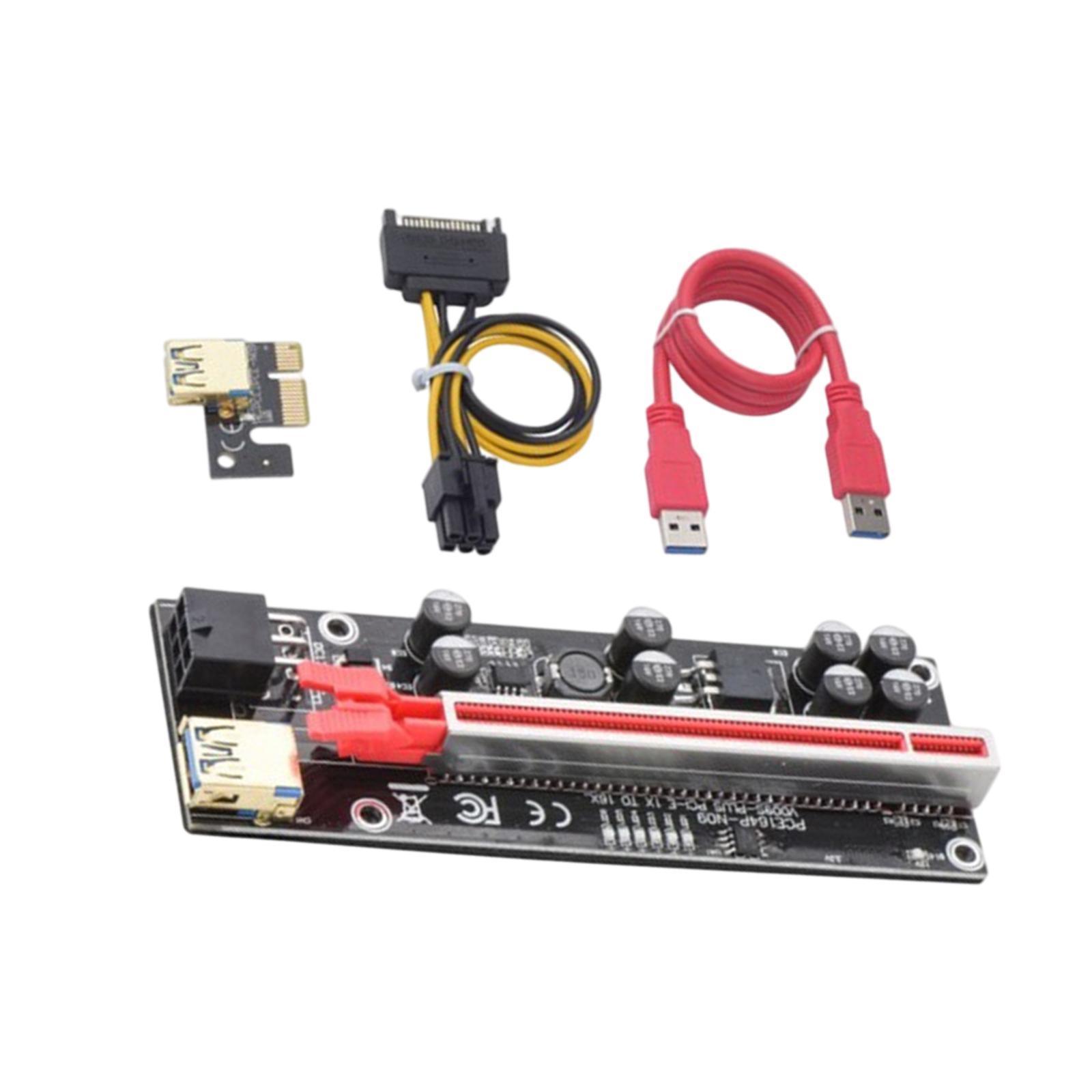 Graphics Card USB 3.0 Ver 010S Plus 1x 16x Multiplier for GPU  Powered