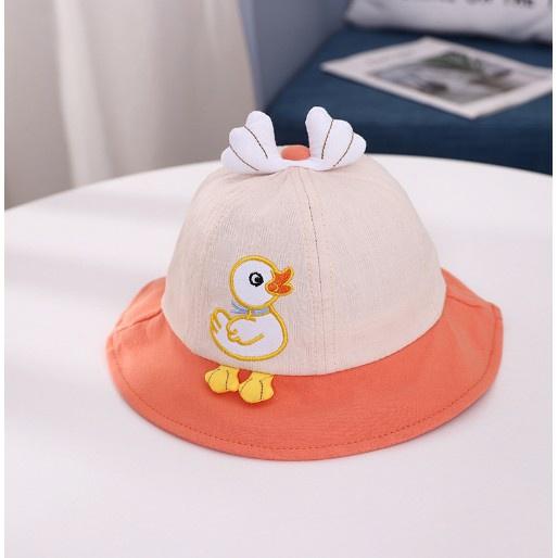 Mũ vành tròn Vịt xinh cute siêu đẹp siêu mềm cho bé trai bé gái từ 0-3 tuổi