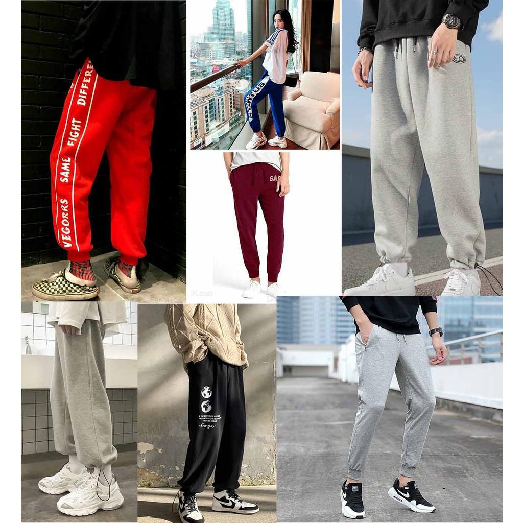 Quần Ống Rộng Nhung Tăm Nam Nữ Lưng Thun Rút Gấu Form Dáng Đẹp Unisex