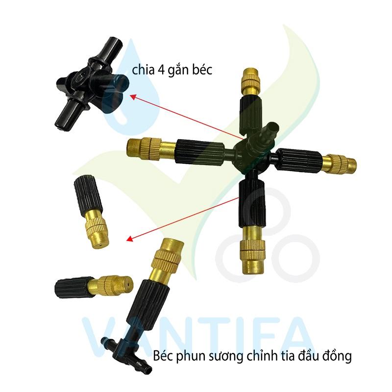 Béc phun sướng 4 hướng