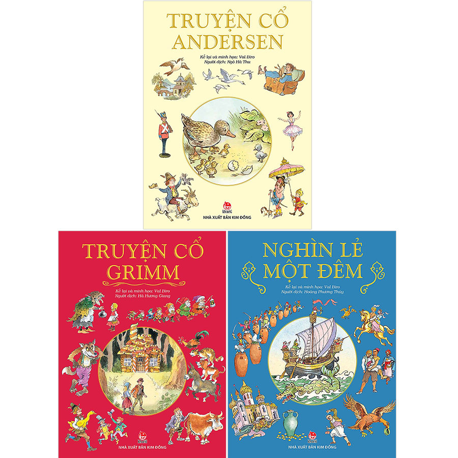 Combo Nghìn Lẻ Một Đêm + Truyện Cổ Grimm + Truyện Cổ Andersen (3 Cuốn)