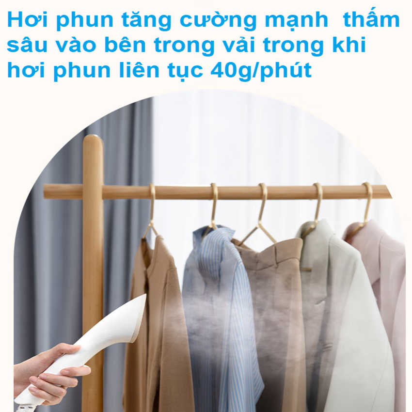 Bàn ủi hơi nước dạng đứng 6 chế độ Philips Stand Steamer STE1050/10, công suất 1800W - Hàng Chính Hãng