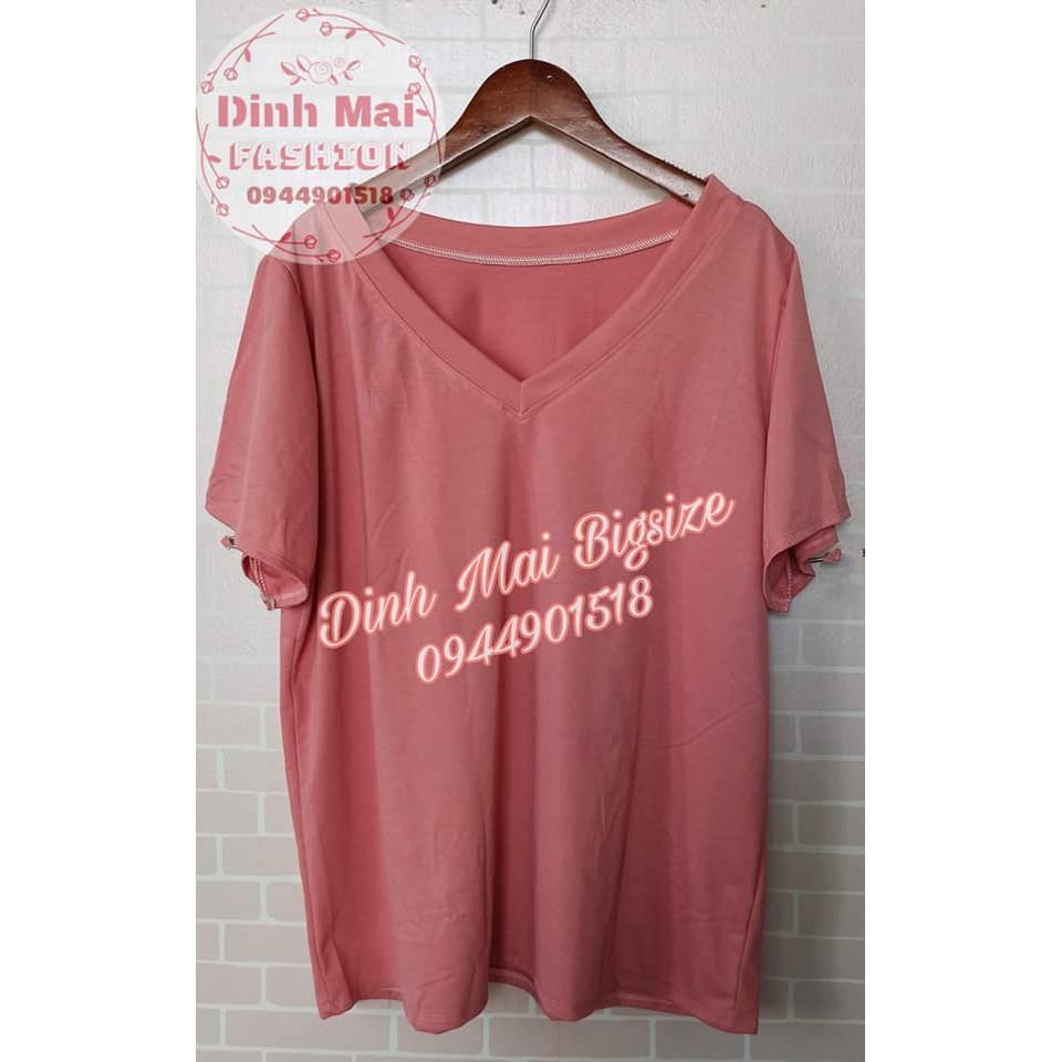 Áo cổ tim bigsize form thường bảng màu siu ngọt