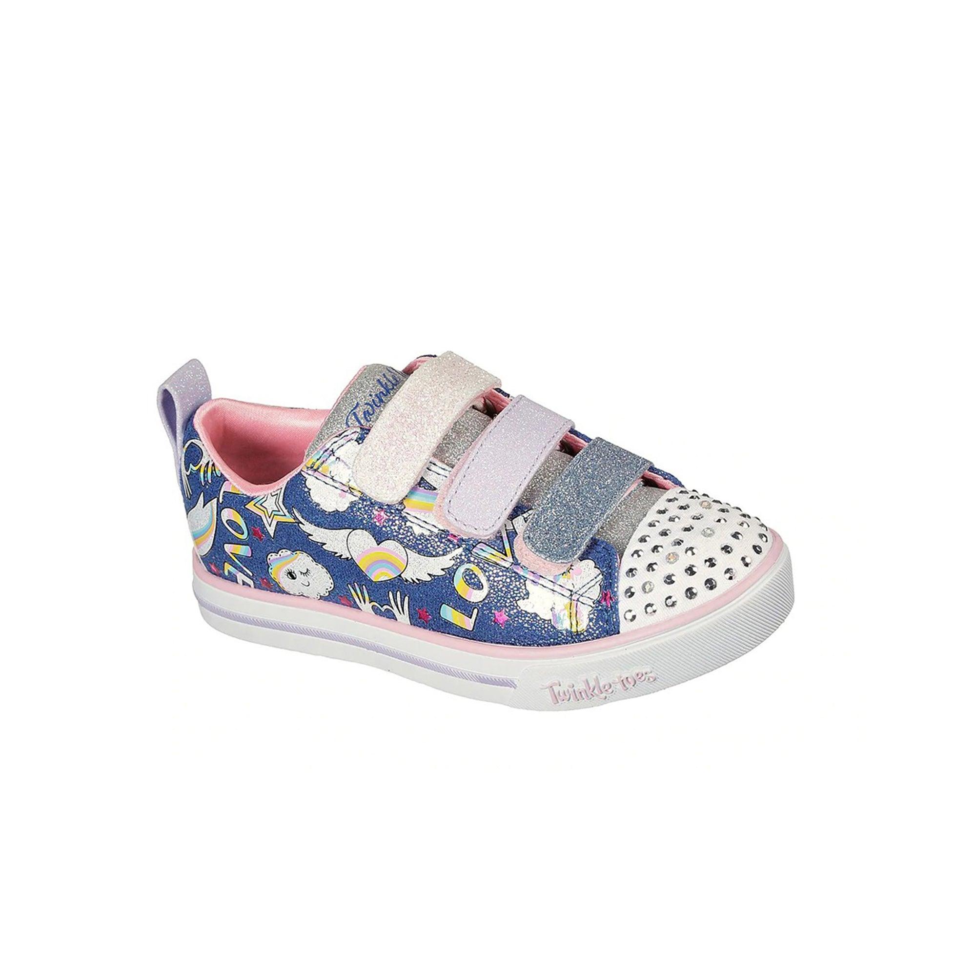 Giày sneaker bé gái Skechers Sparkle Lite - Believe In Rai - 314766L