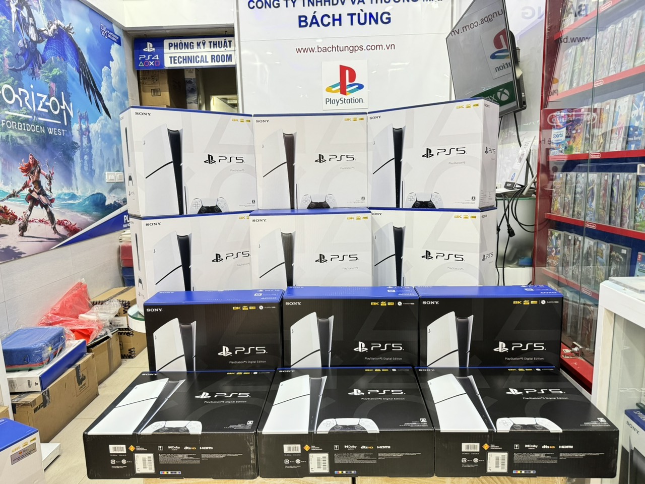 Máy Chơi Game Sony PS5 Slim Digital- Hàng nhập khẩu