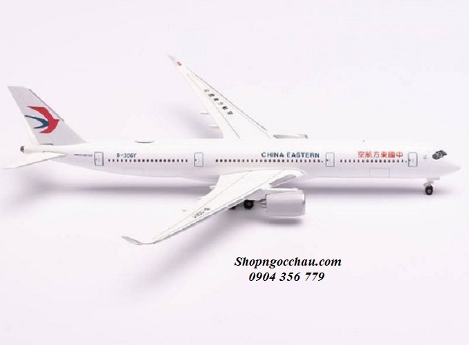 Mô hình máy bay tĩnh Airbus A350 China Eastern 20cm có bánh xe