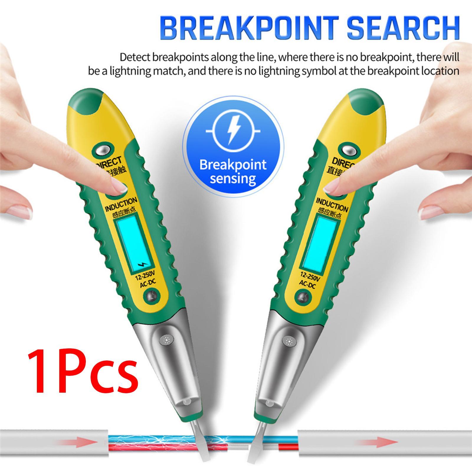 Voltage Tester 12V-250V Portable Circuit Tester Tool Voltage Pen Screwdriver