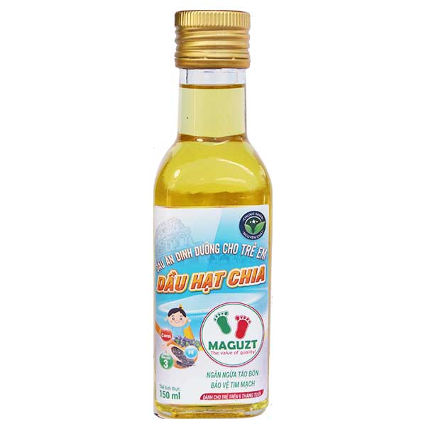 Dầu Hạt Chia cho bé ăn dặm Maguzt Nguyên Chất