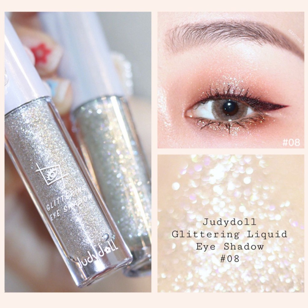 JUDYDOLL Nhũ mắt nước Liquid Eyeshadow Chống nước Lâu trôi Tự nhiên 2,5g