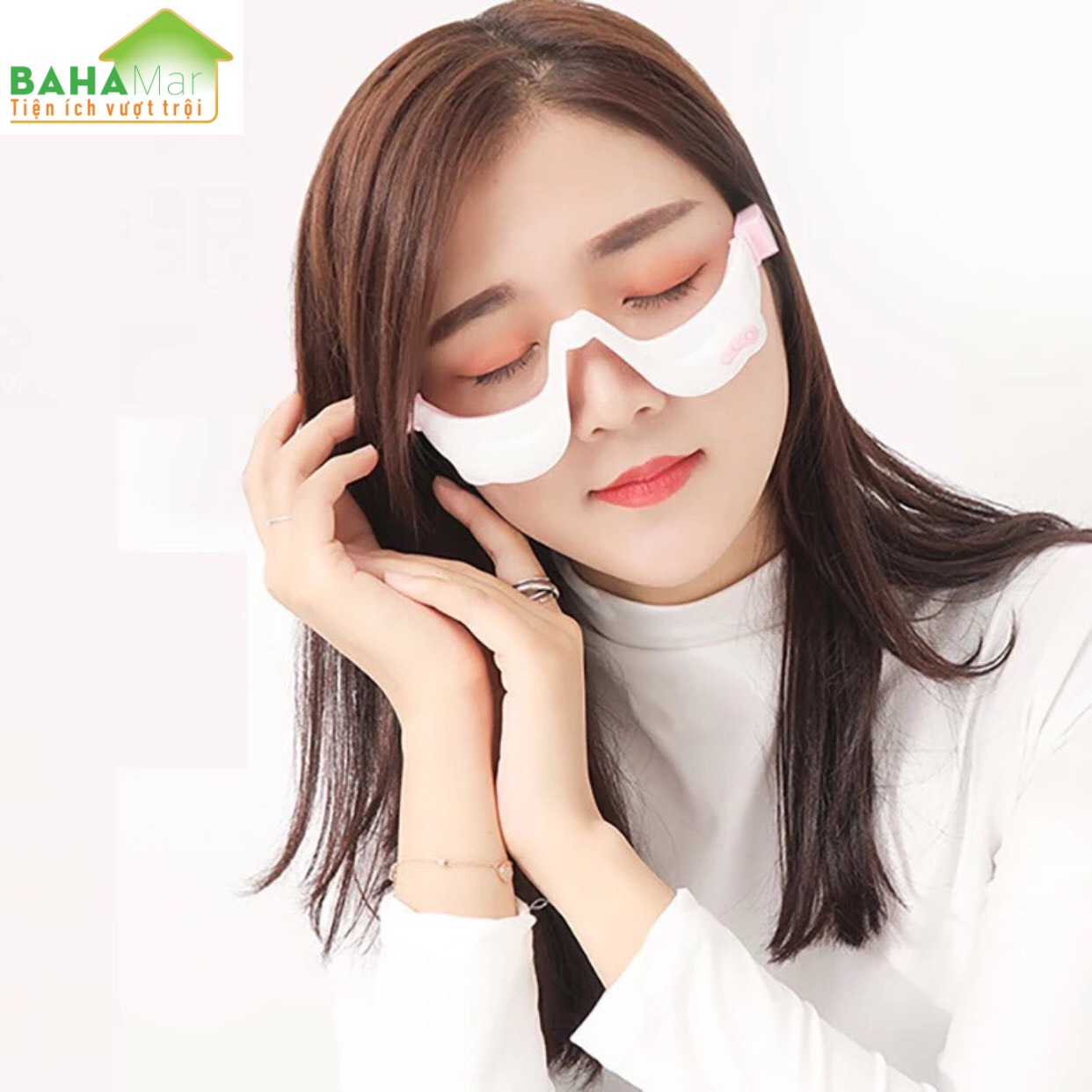 MÁY MASSAGE MẮT, GIẢM NHĂN QUẦNG VÙNG MẮT, LƯU THÔNG MÁU THƯ GIÃN LÀM GIẢM NHỨC MẮT "BAHAMAR" giảm mỏi mắt khi sử dụng máy tính, dùng điện thoại chống bọng mắt, thâm quầng mắt