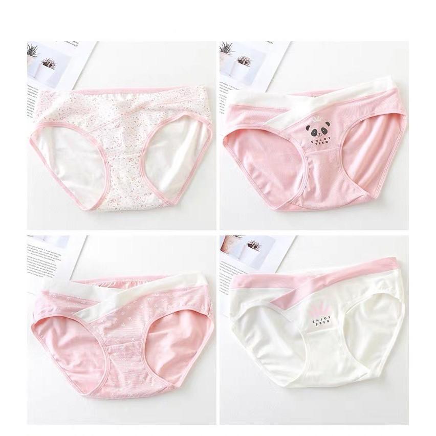 Quần lót bầu cạp chéo kháng khuẩn -quần lót nữ cotton chất đẹp cao cấp CS101