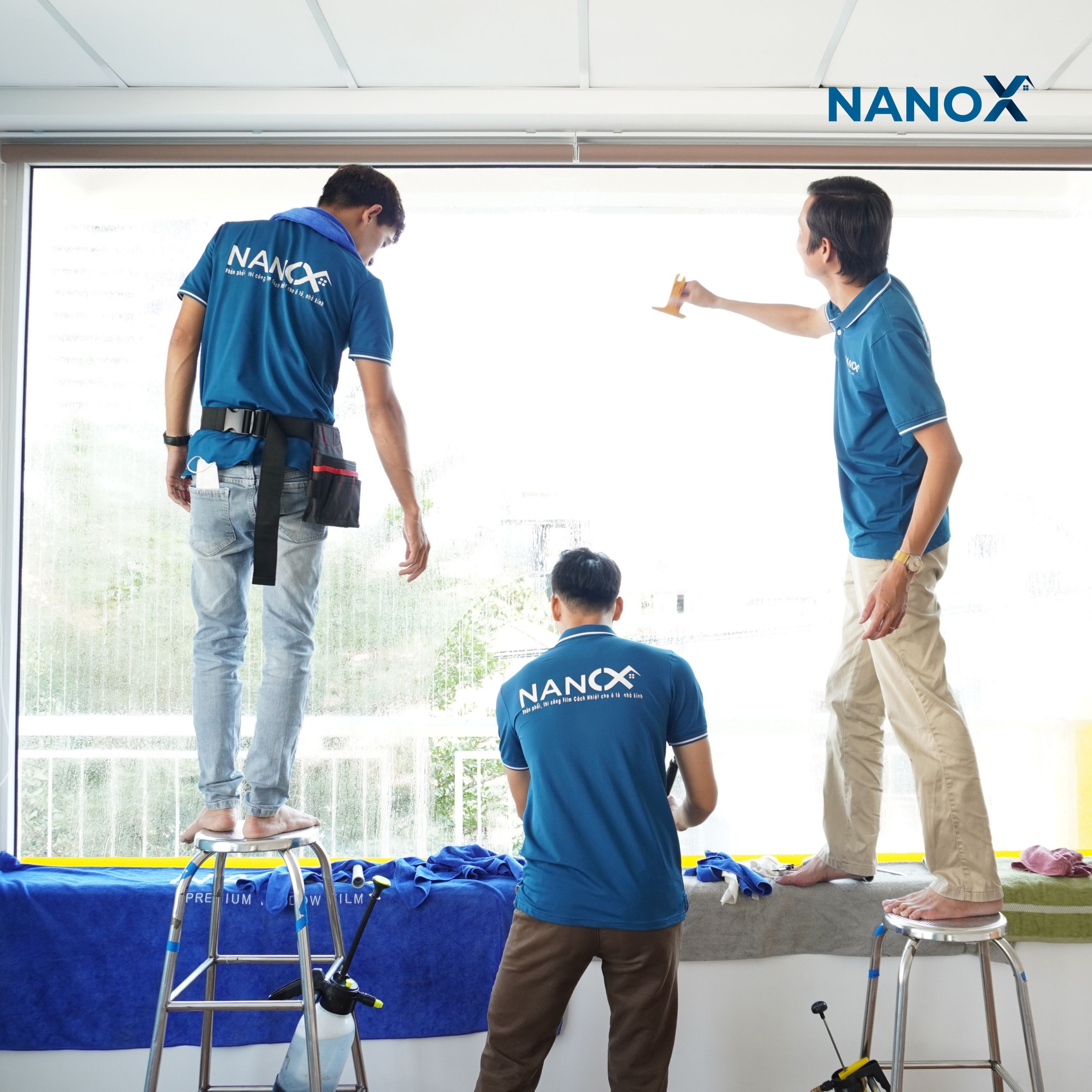 Phim cách nhiệt cao cấp NanoX U70 chống nắng &amp; chống tia UV chuyên sâu cho nhà kính