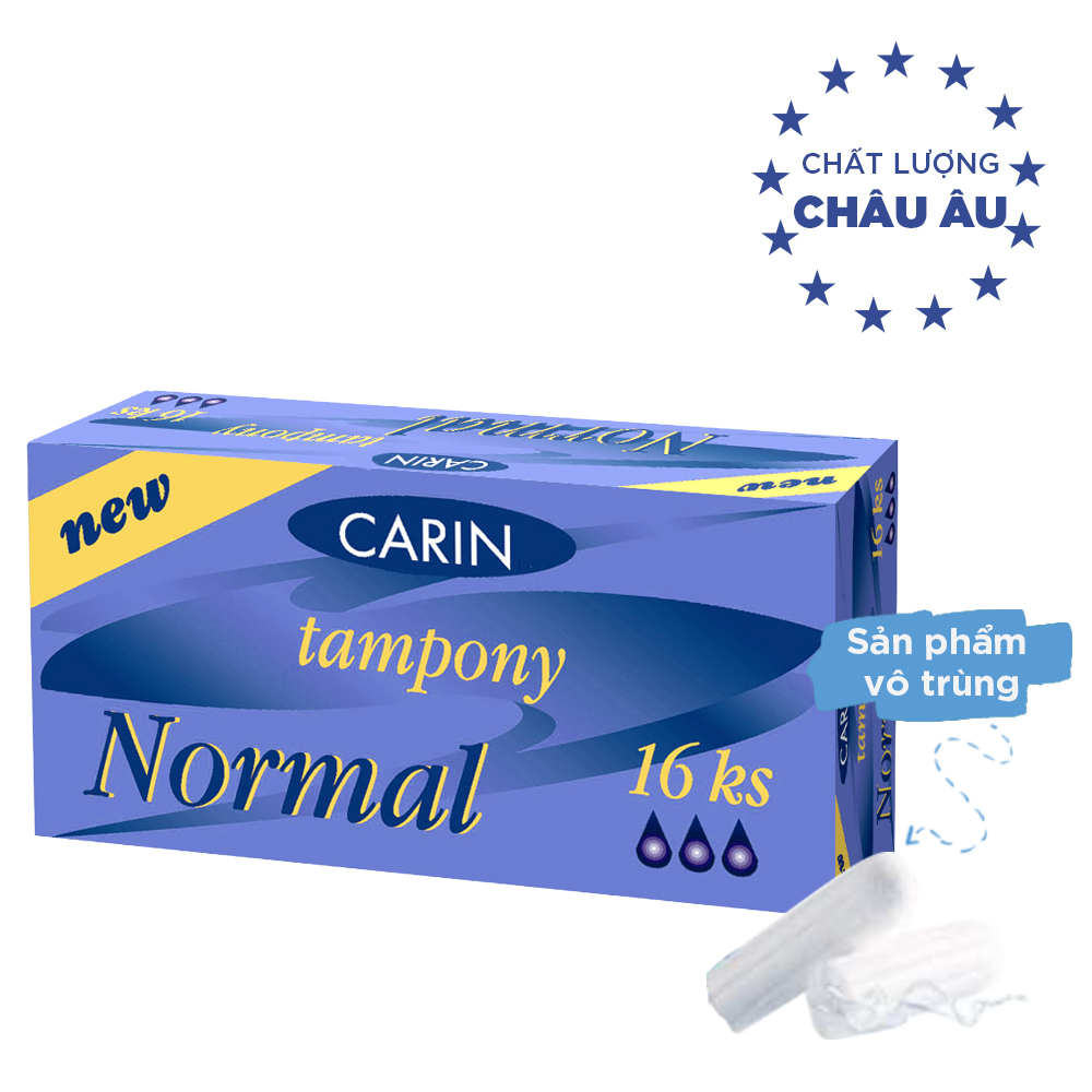 Combo Carin tampon normal + BVS hàng ngày Carin Slip Anomic Super Comfort 45