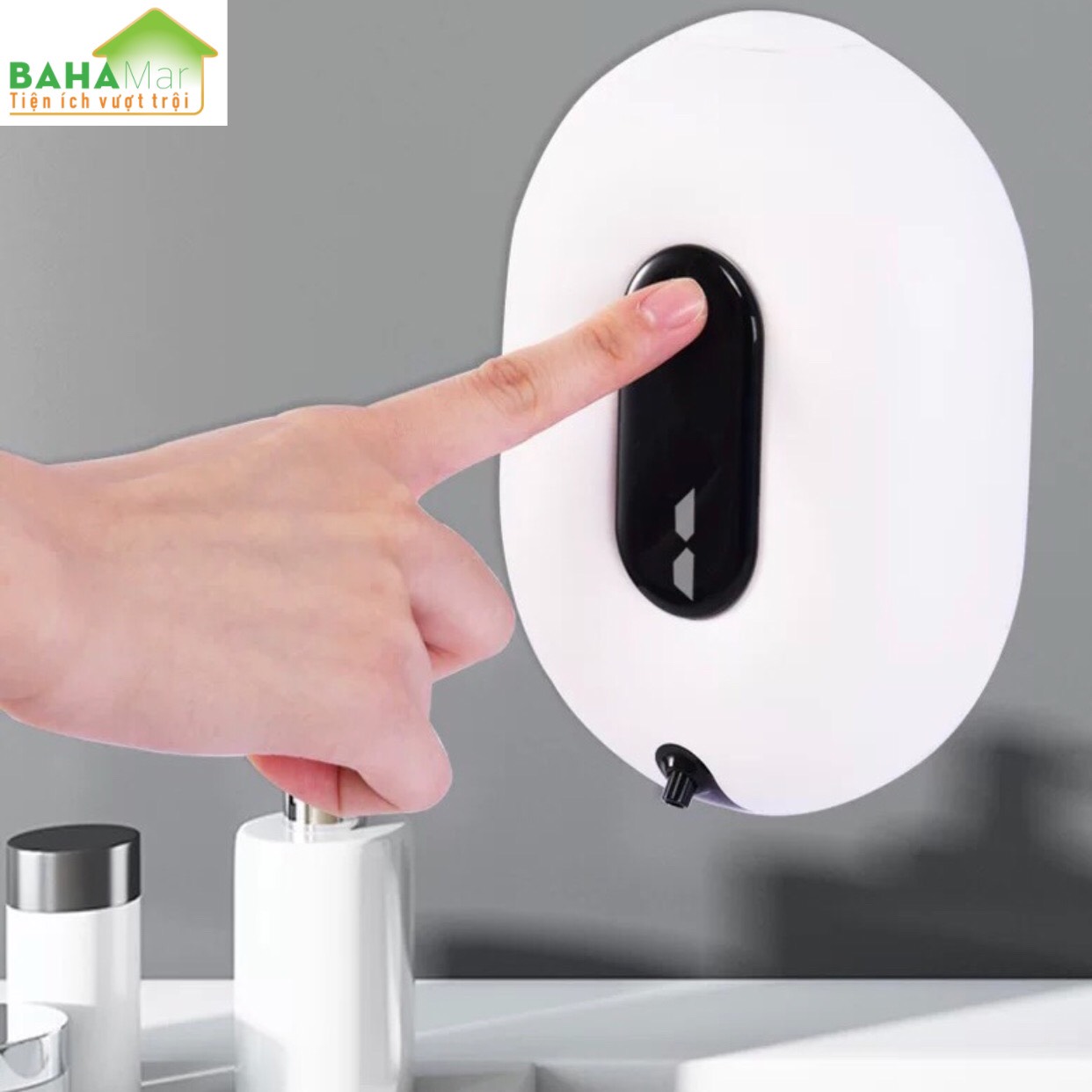 BÌNH THÔNG MINH XỊT BỌT RỬA TAY CẢM ỨNG TỰ ĐỘNG "BAHAMAR"