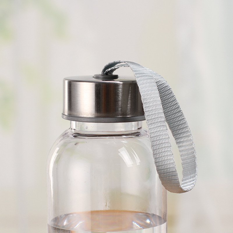 Bình Đựng Nước Trong Suốt Có Dây Xách 300ml