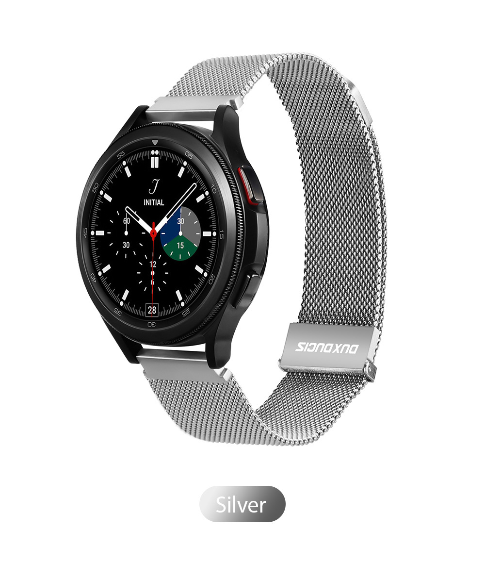 Dây Đồng Hồ Thép Lưới Dux Ducis Milanese Series Dành Cho Galaxy Watch, Huawei Watch, Garmin, Amazfit, Coros Size 20/ 22_ Hàng Chính Hãng