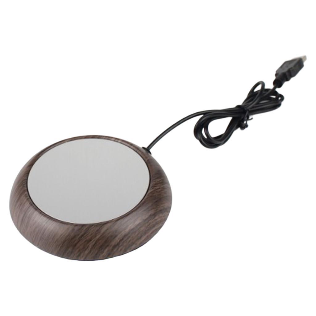 Ceramic Glass Cup Warmer Heat Tea Mug Mat Coaster Keep Coffee Warm Heater 5W