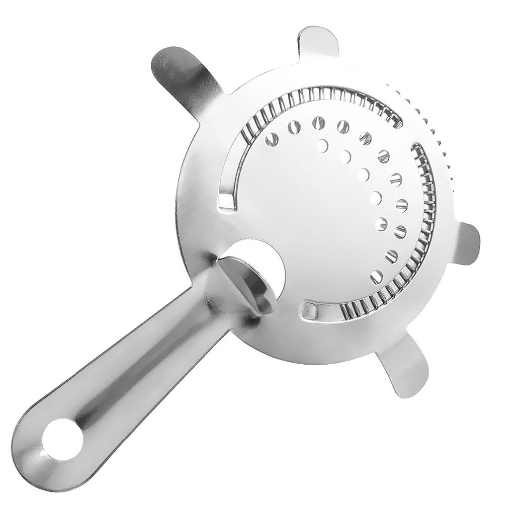 Cocktail Strainer Stainless Steel Bar Shaker Ice Strainer 4 Prong Bar Tools