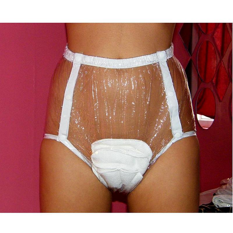 Miễn phí Vận Chuyển FUUBUU2203-Transparent-XL-1PCS quần Không Thấm Nước/Người Lớn Tã/Tã không kiểm soát quần/tã Túi