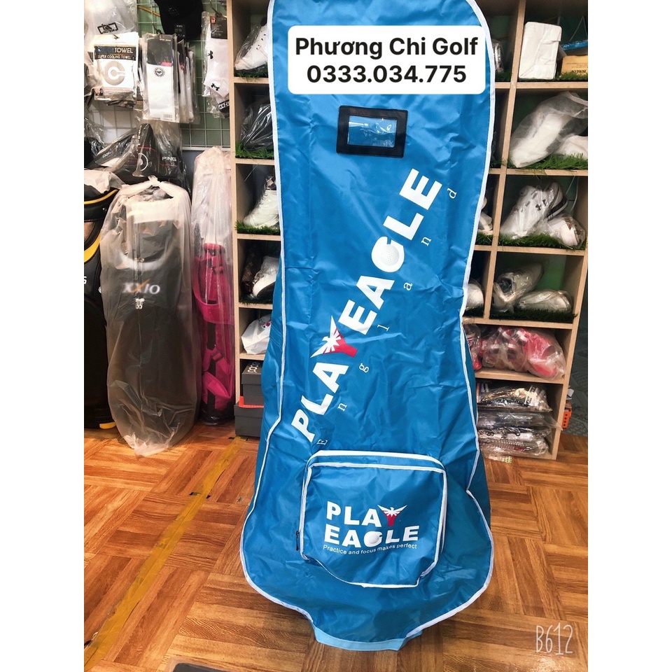 Cover Túi Đựng Gậy Golf Che Mưa Chất Vải Bạt Chống Nước Bọc Túi Hàng Không Golf Tiện Lợi