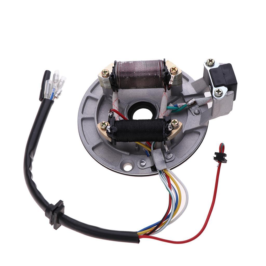 Motorcycle ATV Ignition Coil Magneto 2 Pole for 110ccm Motorcycle