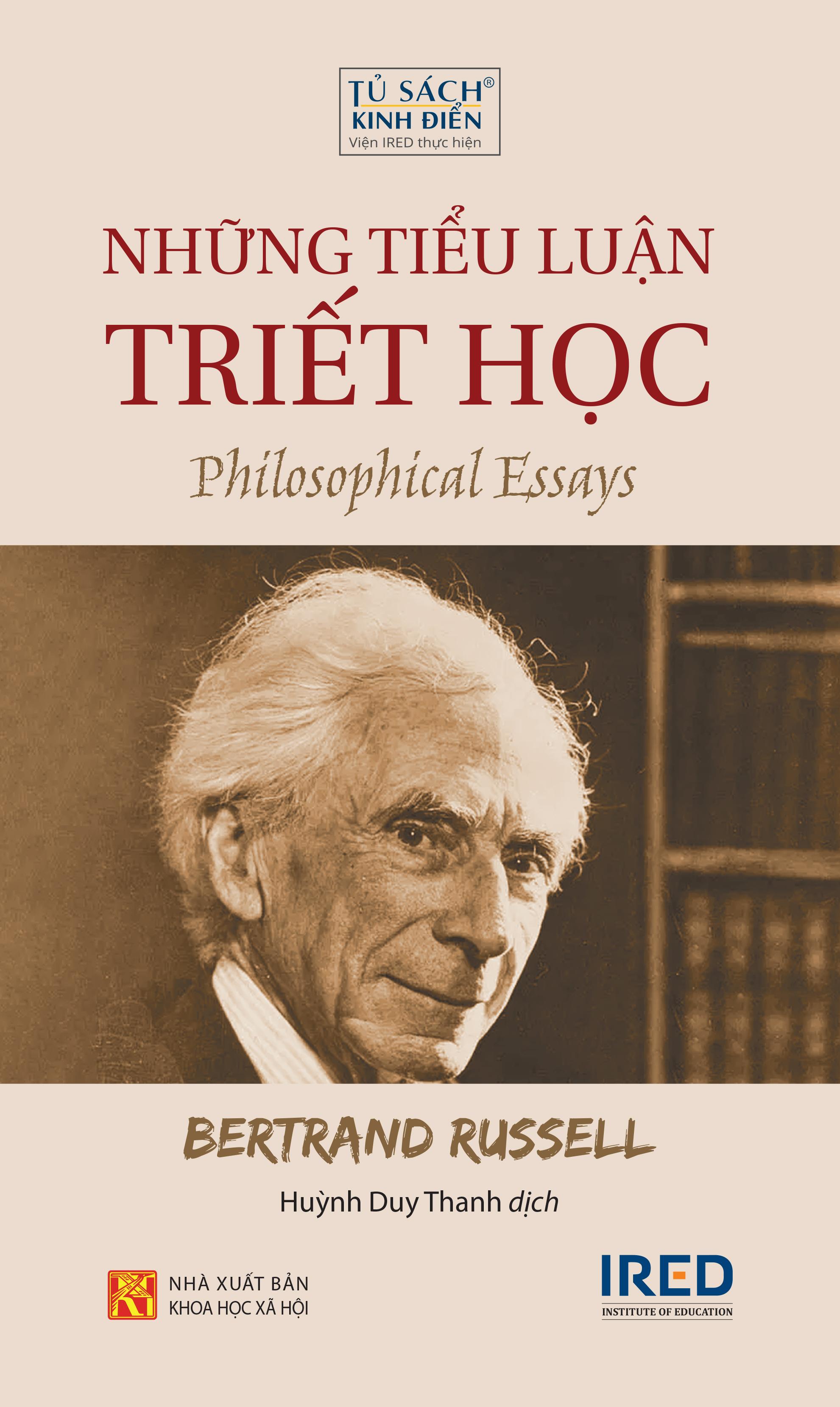 Sách - Những Tiểu Luận Triết Học - Philosophy Essays (Tái Bản 2025)