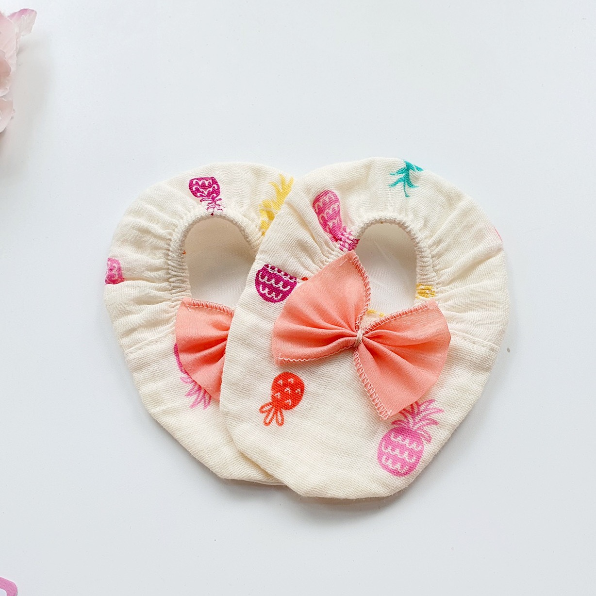 Body Cánh Én Hoạ Tiết Quả Dứa Chất XÔ MUSLIN Mềm Mát Cho Bé Gái 3 Đến 12kg