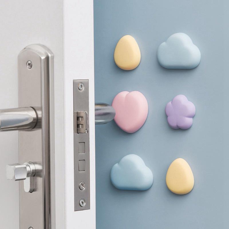 Set 4 miếng dán tường chặn cửa bảo vệ chống va đập