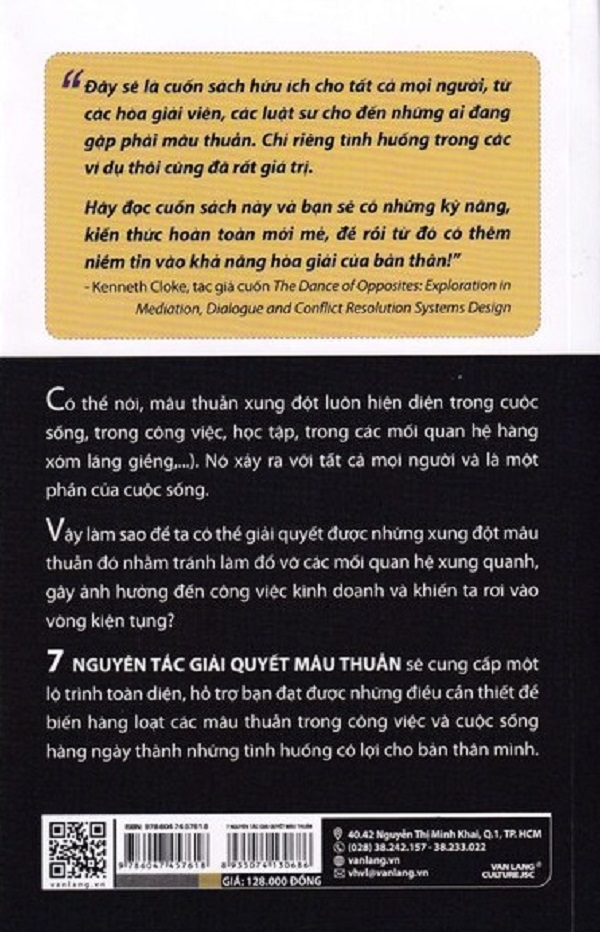 7 NGUYÊN TẮC GIẢI QUYẾT MÂU THUẪN - VL