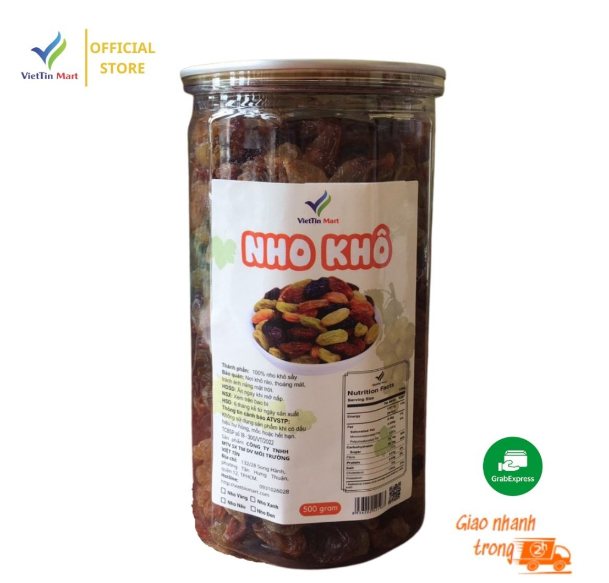 Nho Xanh Khô VIETTIN MART 500G