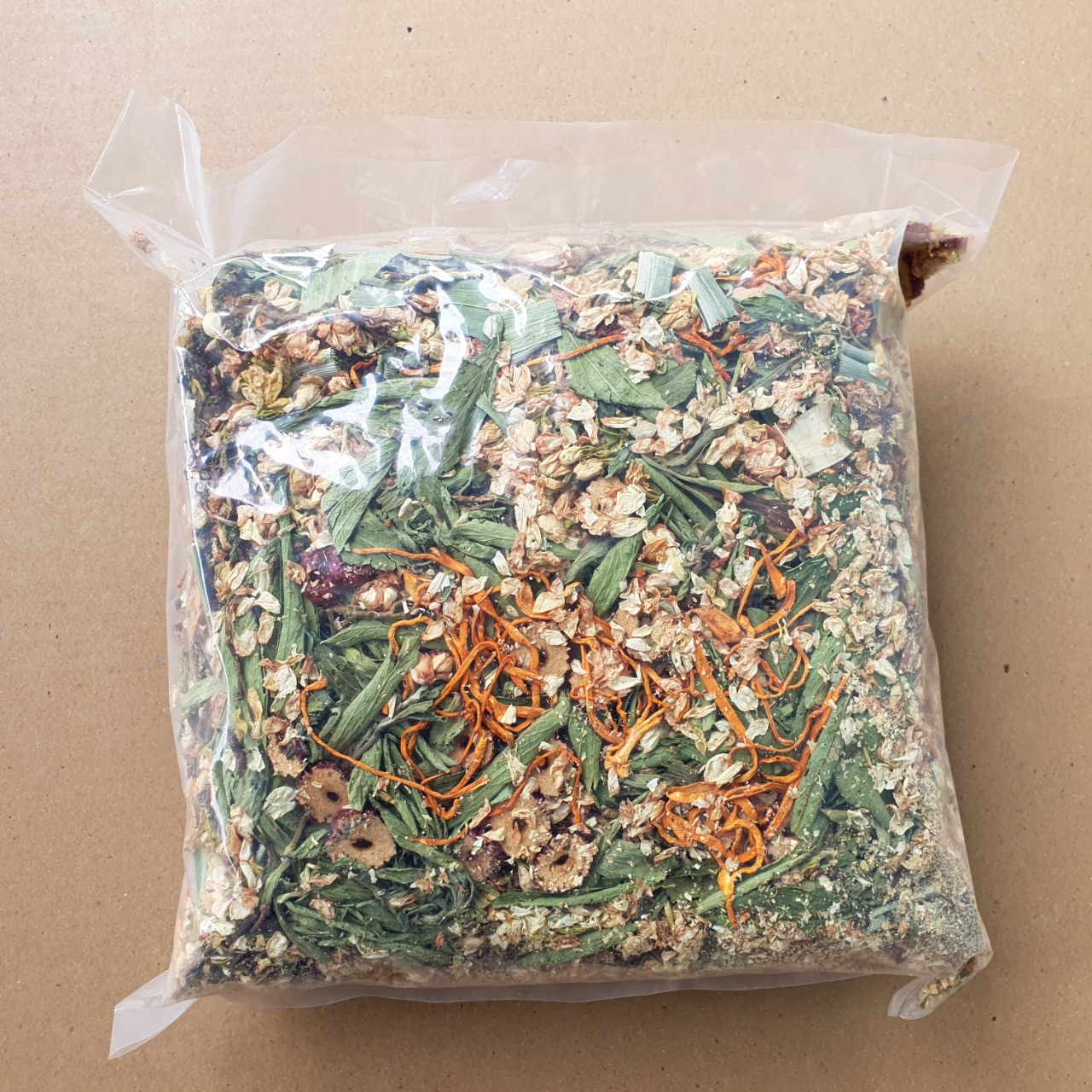 Combo 2kg Trà Sơn Mật Hồng Sâm Đông Trùng Táo Đỏ bổ thận mát gan đẹp da hỗ trợ giảm cân an thần dễ ngủ