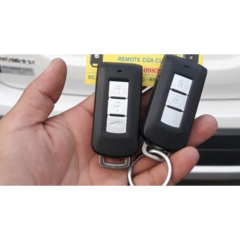 Bao Silicone chìa khóa cao cấp cho xe ôtô Mitsubishi Outlander, Lancer, Pajero Sport, Xpander, Attrage