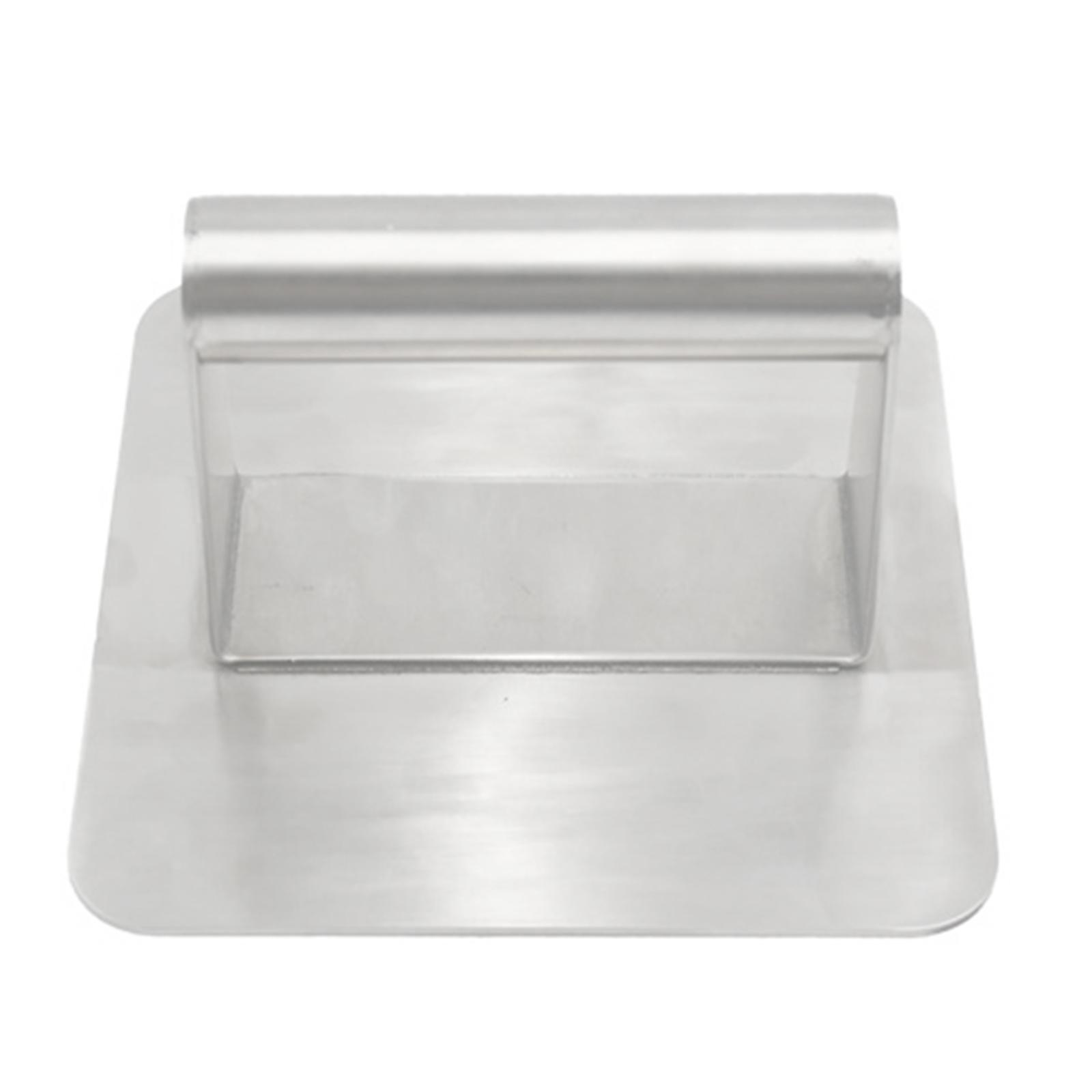 Grill Press 304 Stainless Steel 5.5” Bacon Presser Spatula Burger Press for Grill Cooking