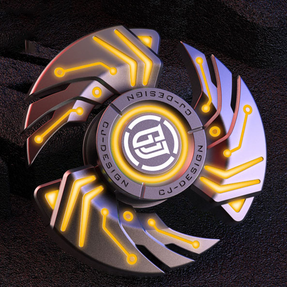 Con Quay Omega Spinner Dạ Quang 3 Cánh